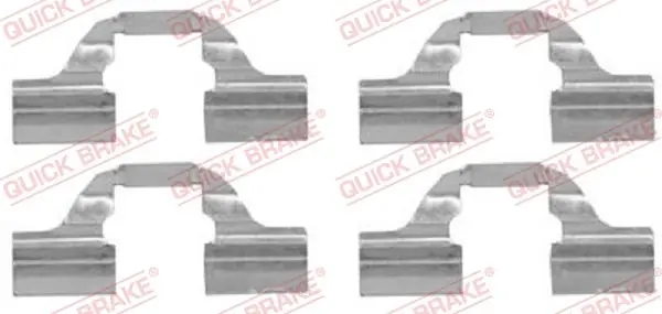 Zestaw akcesoriów, klocki hamulcowe QUICK BRAKE 109-1684 Wyprzedaż