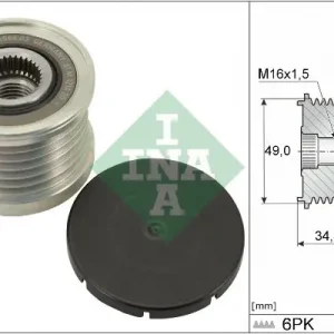Alternator - sprzęgło jednokierunkowe SCHAEFFLER INA 535 0075 10 Dostępne od ręki