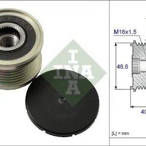 Alternator - sprzęgło jednokierunkowe SCHAEFFLER INA 535 0080 10 Bestseller