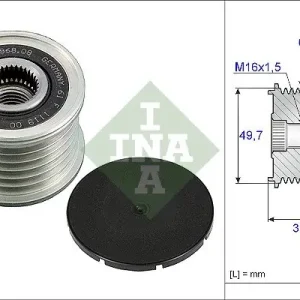 Alternator - sprzęgło jednokierunkowe SCHAEFFLER INA 535 0086 10 Hit sprzedaży