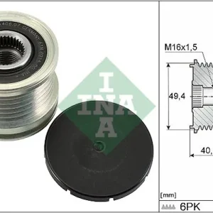 Alternator - sprzęgło jednokierunkowe SCHAEFFLER INA 535 0124 10 Kup teraz