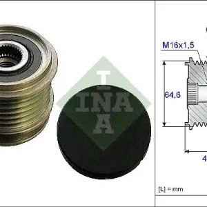 Alternator - sprzęgło jednokierunkowe SCHAEFFLER INA 535 0130 10 Najlepsza cena