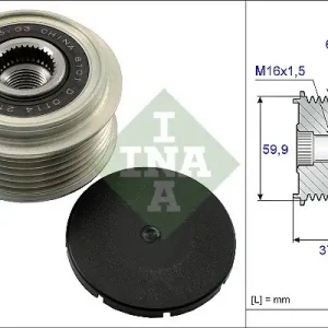 Alternator - sprzęgło jednokierunkowe SCHAEFFLER INA 535 0135 10 Do wyczerpania zapasów