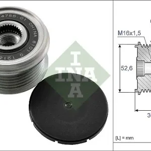 Alternator - sprzęgło jednokierunkowe SCHAEFFLER INA 535 0137 10 Promocja