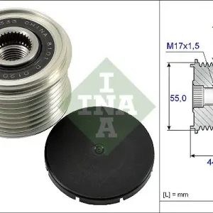 Alternator - sprzęgło jednokierunkowe SCHAEFFLER INA 535 0167 10 Bezpieczna płatność