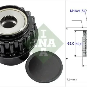 Alternator - sprzęgło jednokierunkowe SCHAEFFLER INA 535 0175 10 Zamów teraz