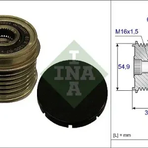 Alternator - sprzęgło jednokierunkowe SCHAEFFLER INA 535 0176 10 Szybka wysyłka