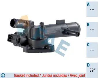 Szybka wysyłka Termostat, płyn chłodzący FAE 5350589