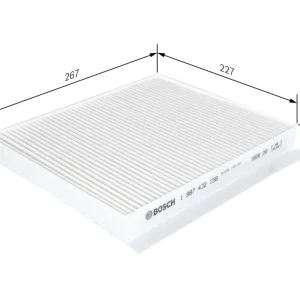 Bestseller Filtr, wentylacja przestrzeni pasażerskiej BOSCH 1 987 432 158
