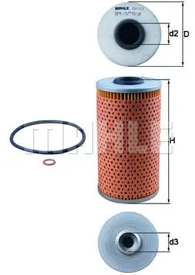 Taniej Filtr oleju KNECHT OX 103D