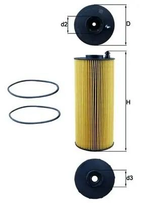 Filtr oleju MAHLE OX 1059D Kup online