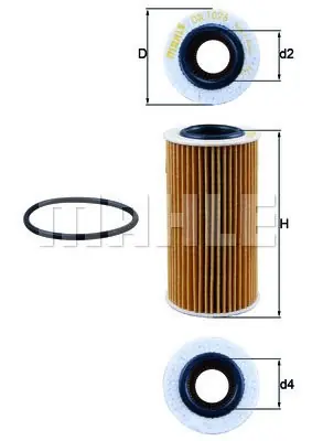 Promocja Filtr oleju KNECHT OX 1076D