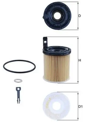 Filtr oleju MAHLE OX 1121D Kup teraz