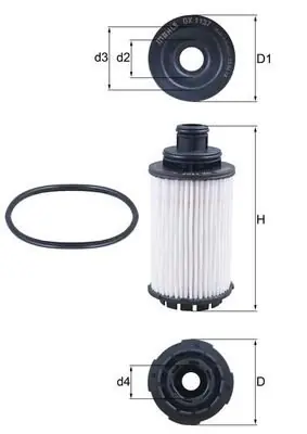 Filtr oleju KNECHT OX 1137D Nie przegap