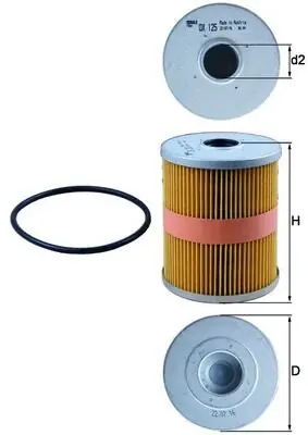 Bestseller Filtr oleju KNECHT OX 125D
