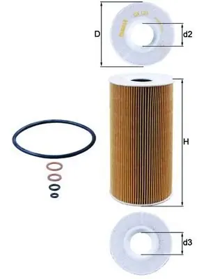 Filtr oleju KNECHT OX 126D Darmowy zwrot