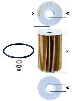 Wyjątkowa oferta Filtr oleju KNECHT OX 127/1D