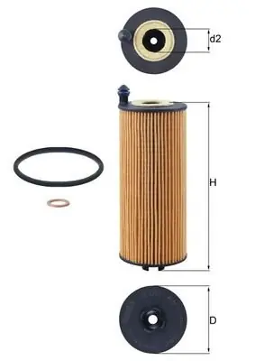 Filtr oleju KNECHT OX 1302D Nowość