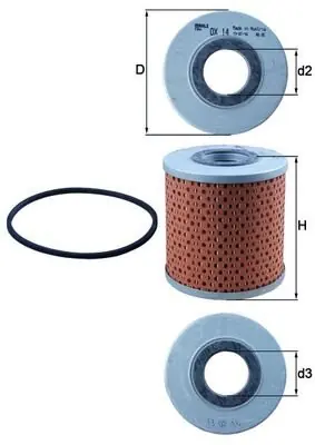 Filtr oleju KNECHT OX 14D Ograniczona ilość