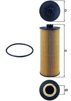 Filtr oleju KNECHT OX 155D Kup online