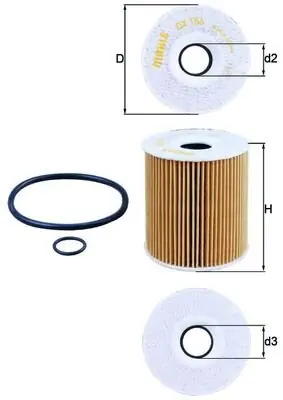 Filtr oleju KNECHT OX 156D1 Nie przegap