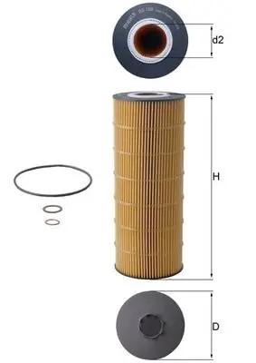 Filtr oleju KNECHT OX 168D Najlepsza cena