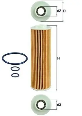 Filtr oleju KNECHT OX 183/5D Bestseller