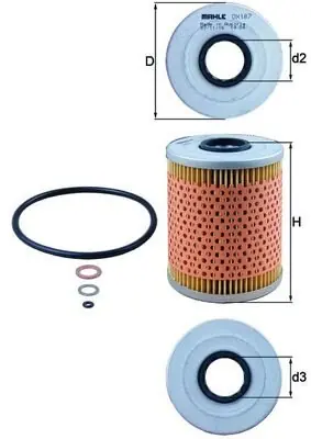 Filtr oleju KNECHT OX 187D Bezpieczne zakupy
