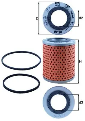 Bestseller Filtr oleju KNECHT OX 20D