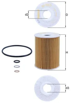 Wyjątkowa oferta Filtr oleju KNECHT OX 355/3D