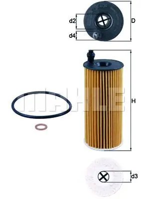 Darmowa dostawa Filtr oleju KNECHT OX 404D