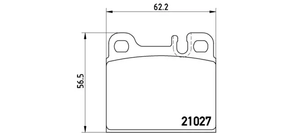 Zniżka Zestaw klocków hamulcowych, hamulce tarczowe BREMBO P 50 005
