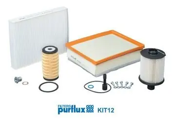 Zestaw filtrów PURFLUX KIT12 FIAT NISSAN OPEL Nowość