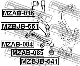 Bestseller TULEJA WAH. MAZDA P. 6 GG 2002-2008