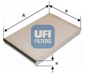 FILTR KABINOWY UFI 5326000 Hit sprzedaży